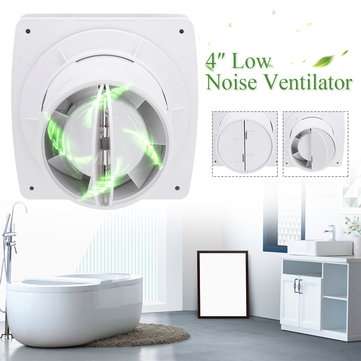 Hotel Side Wall Bathroom Bathroom 4 Inches Low Noise Ventilation Fan (SIZE 3: 4)