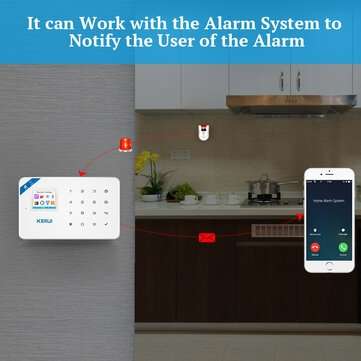 KERUI GD13 LPG GAS Detector Alarm Wireless Digital LED Display Leak Combustible Gas Detector For Hom