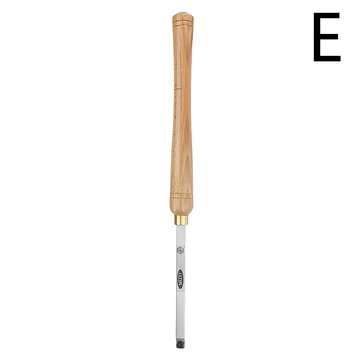Lathe Wood Turning Tool Carbide Insert Cutter Tools Square Shank with Wood Handle Wood... (MODEL: E)