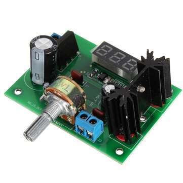 LM317 Adjustable Voltage Regulator Step Down Power Supply Module LED Meter