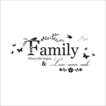 Miico ZY8346 Decorative Sticker Wall Stickers Decor DIY Stickers Bedroom Decoration