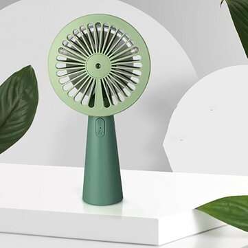 Mini Handheld Spray Cooling Fan Portable USB rechargeable 3 Gear Wind Speed