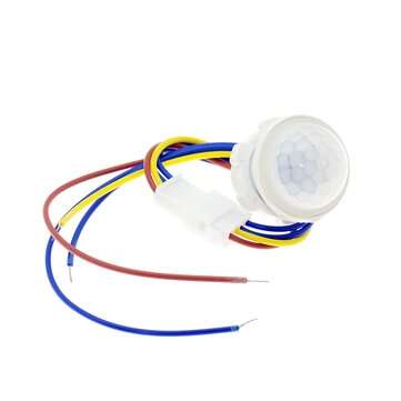 MR-HW06A 4 Pin AC100-265V PIR Motion Sensor Switch LED Light Control Det... (TYPE: WITHLIGHTCONTROL)
