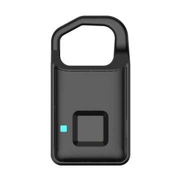 P4 Smart Fingerprint Door Lock Padlock Safe USB Charging Waterproof Anti Theft Lock 6 Months Standby