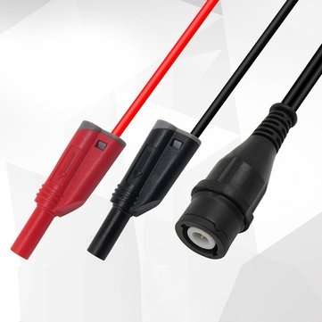 P1800A BNC Male to 4mm Banana Plug with Alligator Clip Test Hook Broken Line Hook Multimeter Test Pe