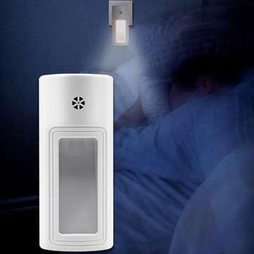 Plug-in Light-controlled Sensor LED Bedside Night Light Wall Lamp AC100-240V (PLUG: USPLUG)