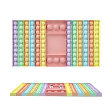 Rainbow Push Bubble Chess Board Push Sensory Bubble Toy Oversized Pressing Decompressi... (TYPE: #2)