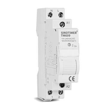 SINOTIMER TM609 Home Smart 18mm 1P WiFi Remote APP Control Circuit Breaker Timing Switch Staircase T