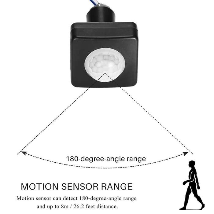 220V Mini Human Body Infrared Sensor Infrared Body Sensor Switch LED Flood Light PIR Motion Sensor A