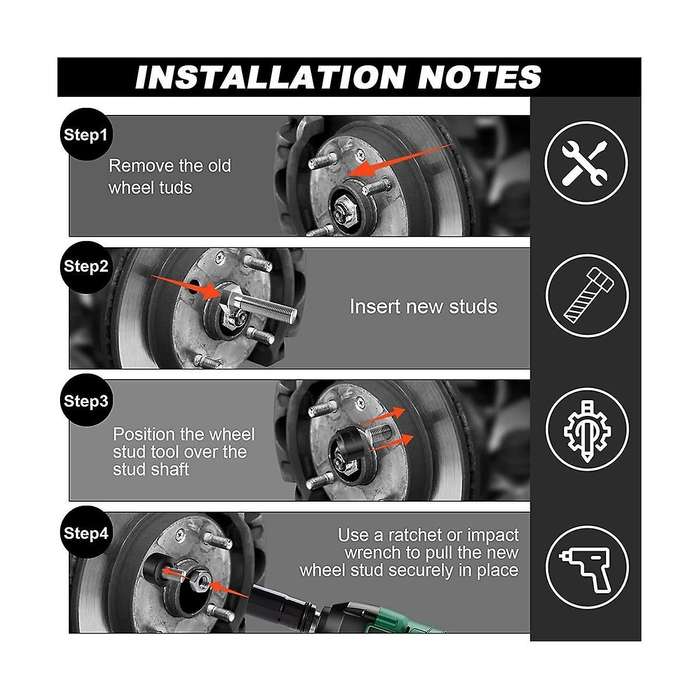 22800 Stud Installer Tool, Tire Stud Tool, Studs for All Automotive Wheels and Light-duty Truck Stu