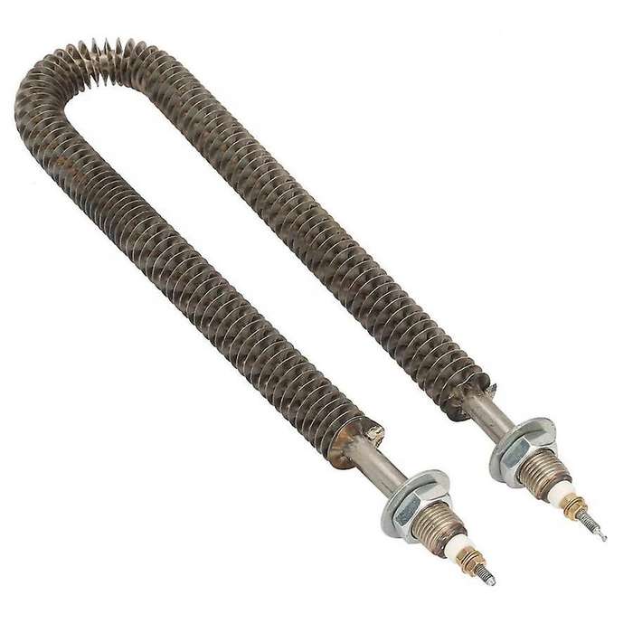 22cm/8.7 inch U Type Finned Electric Heat Tube Stainless Steel Fin Heating Elements Water Heater Ove