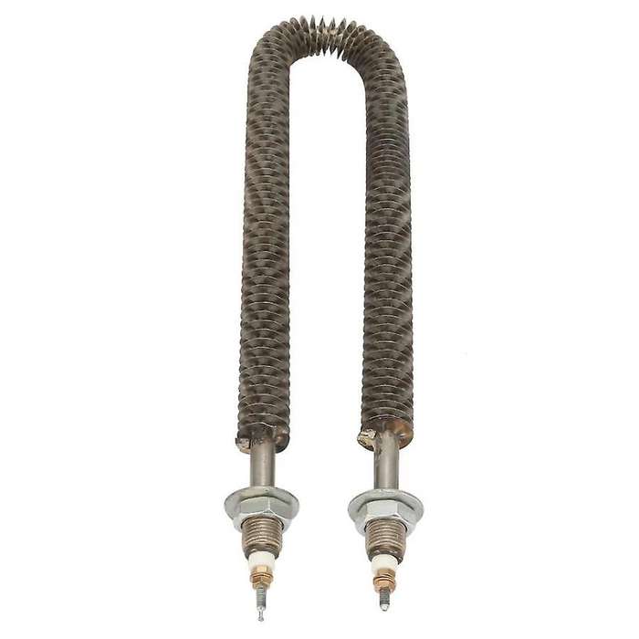 22cm/8.7 inch U Type Finned Electric Heat Tube Stainless Steel Fin Heating Elements Water Heater Ove