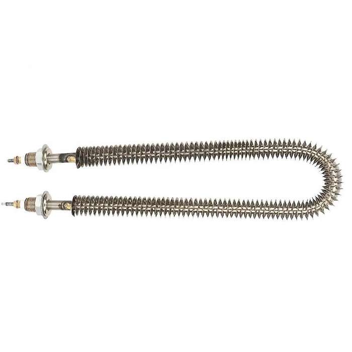 22cm/8.7 inch U Type Finned Electric Heat Tube Stainless Steel Fin Heating Elements Water Heater Ove