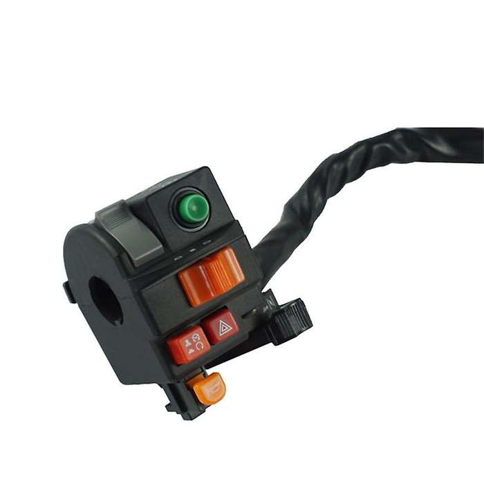 22mm 7/8inch Handlebar Control Switch Button Turn Signal Horn Multi Handle Switch Assembly for ATV U