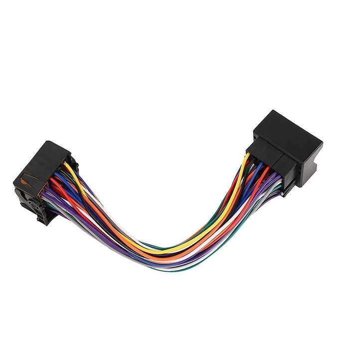 23cm 52Pin Extension Adapter Cable with Quadlock Connector Radio Wiring Harness for A1 A3 A4 A5 A6
