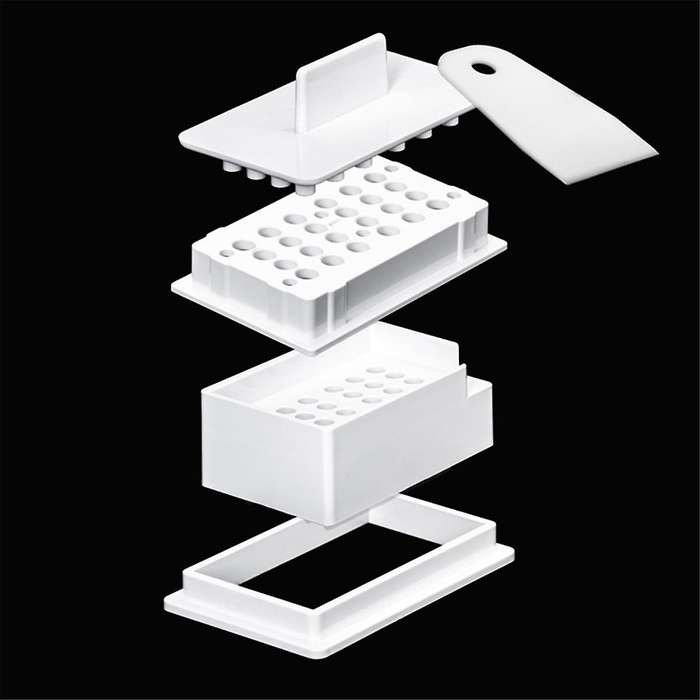 24 Hole Plastic Capsule Bracket Essential Tray Hand Tool Board Movement Easy Operate Capsules Plate-