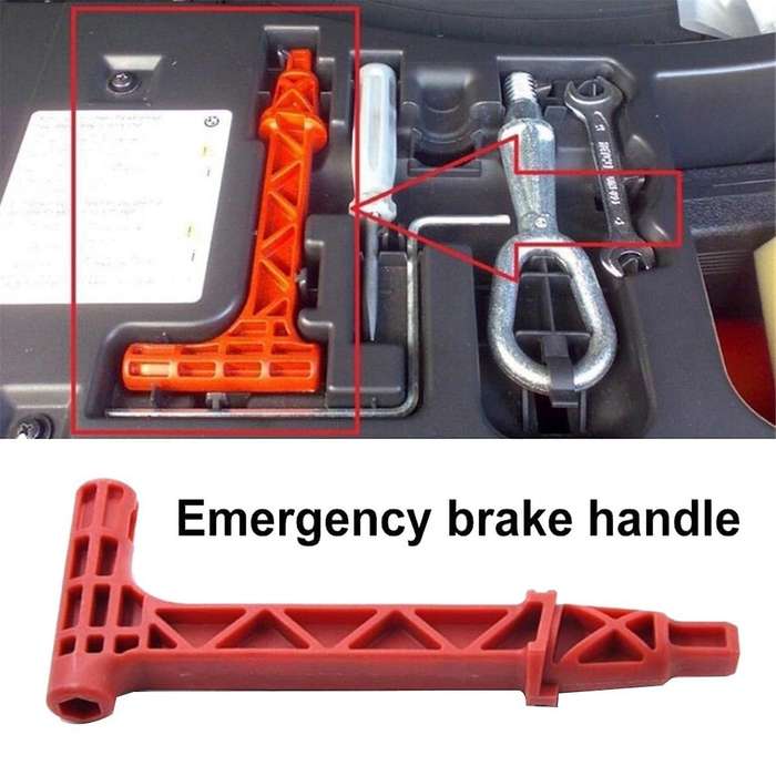 24507590395 Car Emergency Parking Brake Release Handle for X5 E70 2006-2013 X6 E71 2008-2015 7590395