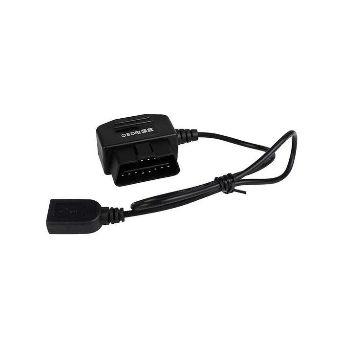 24hours 5v 3a Usb Car Charge Cable Obd Hardwire Kit with Switch 0.5meter Wire for Dash Cam Camcorde