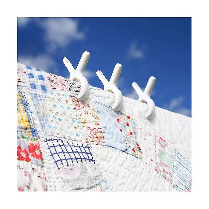 24pack Plastic Clothes Pins, Beach Towel Clips,laundry Clothespins, Clothes, Blankets to Clothesline