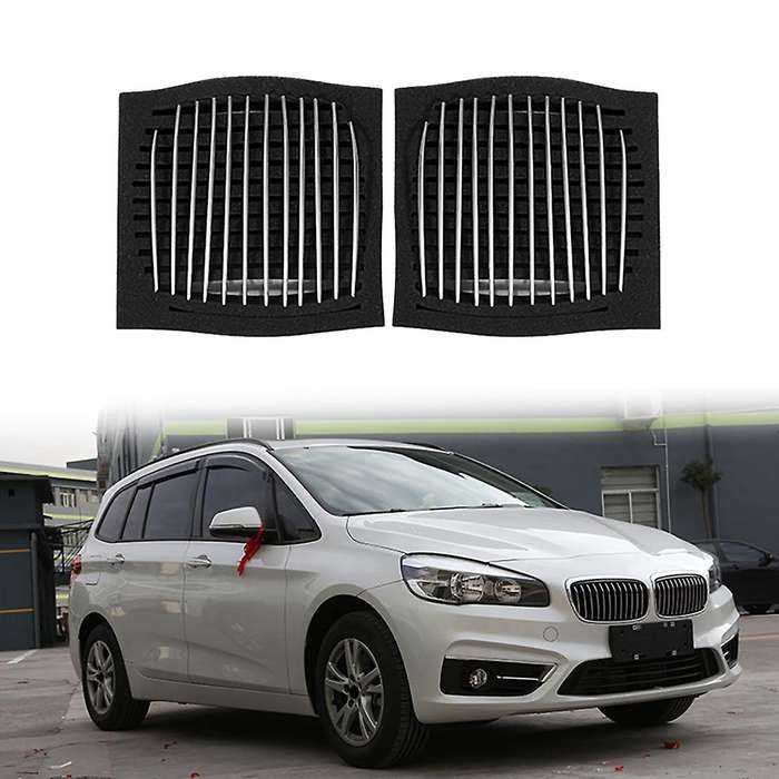 24Pcs Chrome Front Grille Grill Granish Strips Cover Trims for 2 Series Active Tourer F45 F46 2014-2