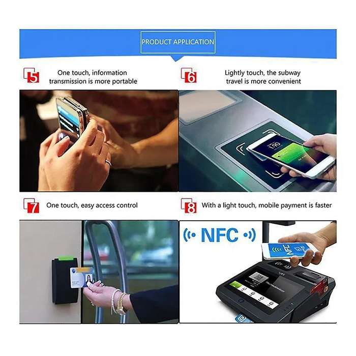 24PCS NFC Ntag213 TAG Sticker Universal Label RFID Token Patrol 13.56MHz for Shortcut ETC NFC Sticke