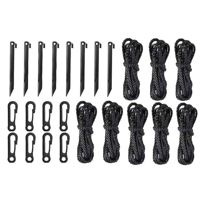 24Pcs Inflatable Piles and Tethers,Pile Tethers with Hooks,Inflatable Nails Garden Inflatable Decor,