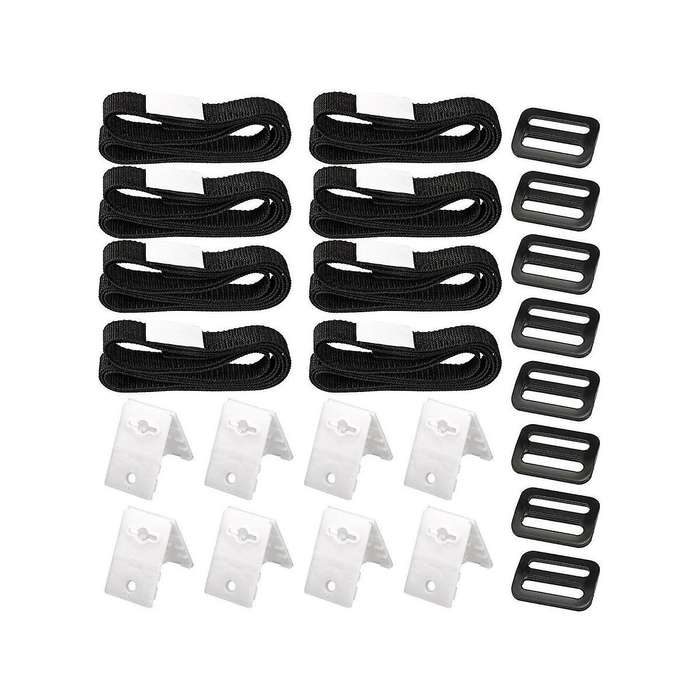 24pcs Swimming Pool Cover Roller Attachment Straps Kit Universal Solar Blanket Reel Nylon Webbing S