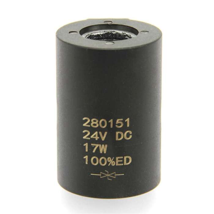 24V 17W Solenoid Valve Coil for Bucher 280239 10333044