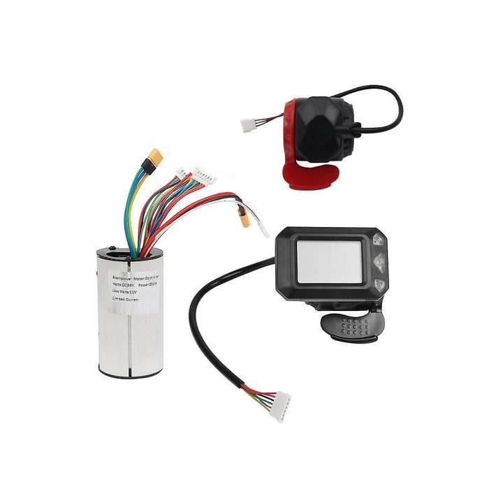 24v 250w Folding Scooter Controller Kit Electric Scooter Controller Lcd Display Brake Accelerator Th