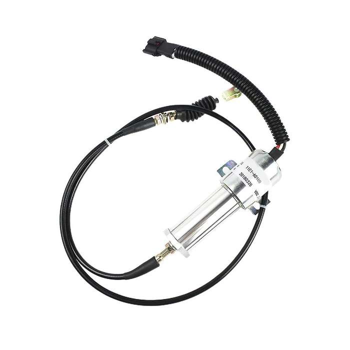 24v Engine Fuel Shut Off Stop Solenoid 11e1-60100-24,60v1-60100-24 for R210 R130-5 R210-7 R215-7