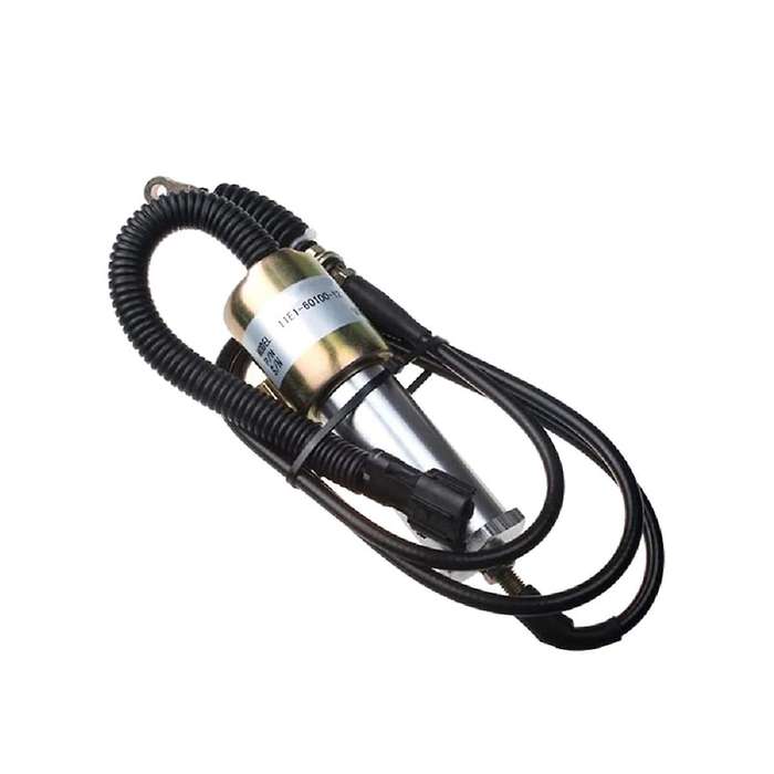 24v Engine Fuel Shut Off Stop Solenoid 11e1-60100-24,60v1-60100-24 for R210 R130-5 R210-7 R215-7