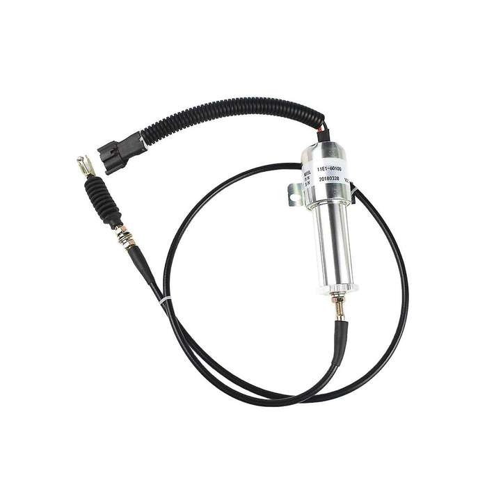 24v Engine Fuel Shut Off Stop Solenoid 11e1-60100-24,60v1-60100-24 for R210 R130-5 R210-7 R215-7