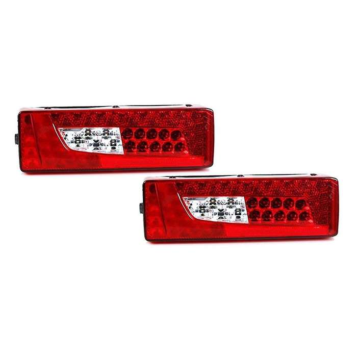 24V LED Combination Tail Light Tail Light with Buzzer for G400 G450 Heavy Duty Trucks 2380954 22418