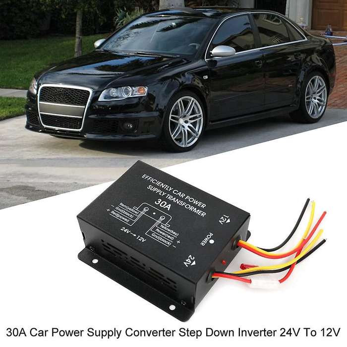 24v to 12v 30a Car Supply Transformer Converter Truck Bus Dvd Audio Modification Efficient Vehicle