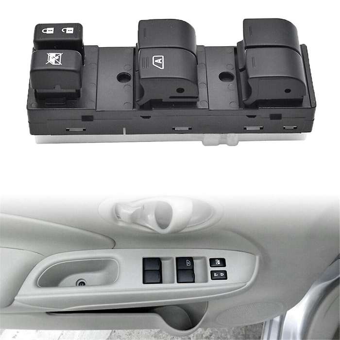 25401-3AW0A Power Window Switch for Sunny N17 2009-2014 Driver Side