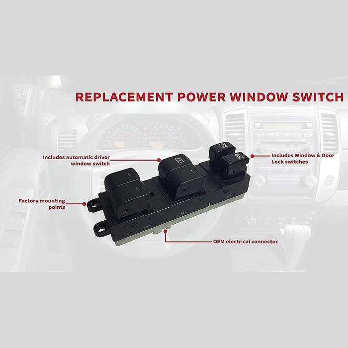 25401-EA003 Driver Window Switch for Frontier Replaces