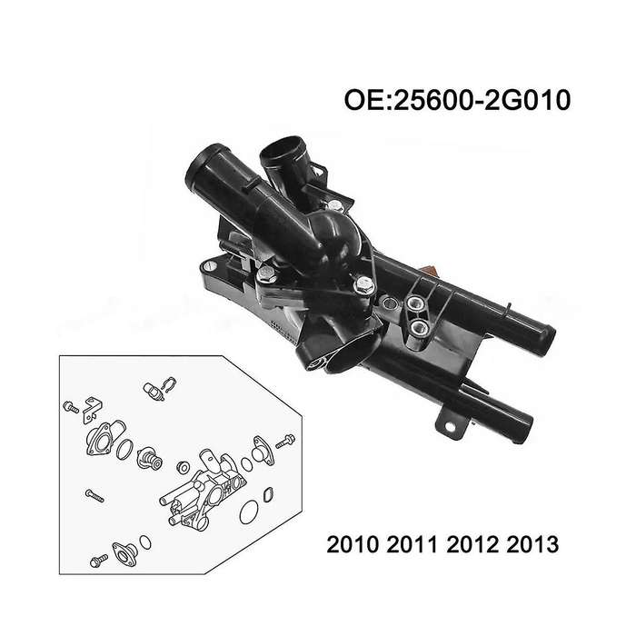 25600-2g010 Temperature Controller Assembly Thermostat Housing Automotive for Forte Forte Koup Forte