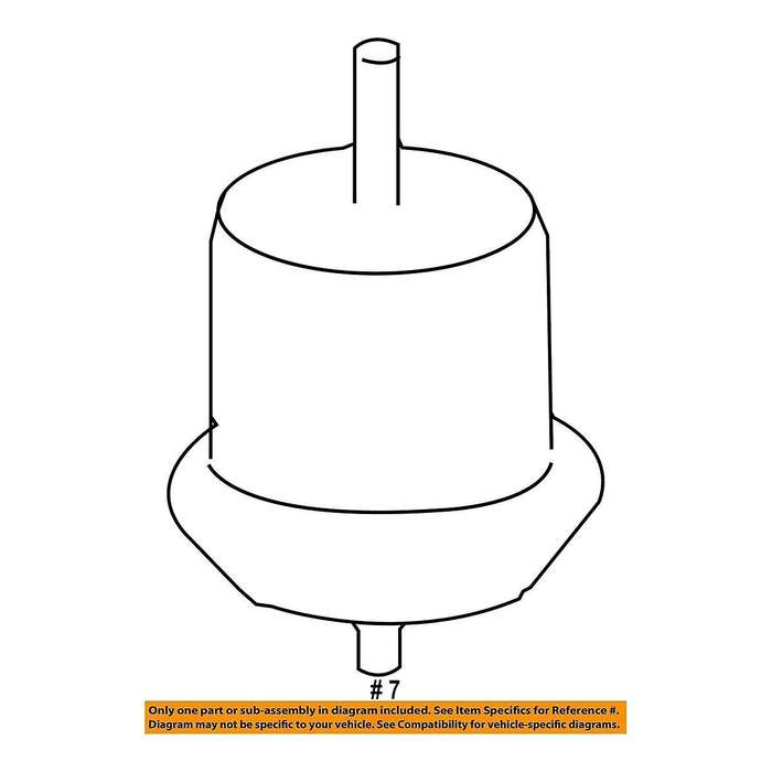 25840450 Gearbox Foot Glue Engine Front Bracket Machine Foot Pad Automotive Supplies