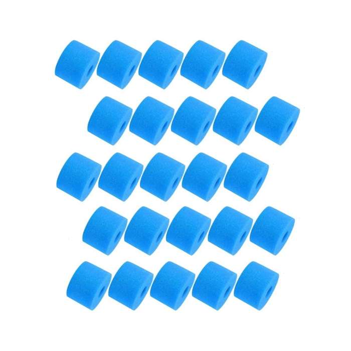 25pcs for Pure Spa Reusable Washable Foam Hot Tub Filter S1 Type Swimming Pool Filter Sponge