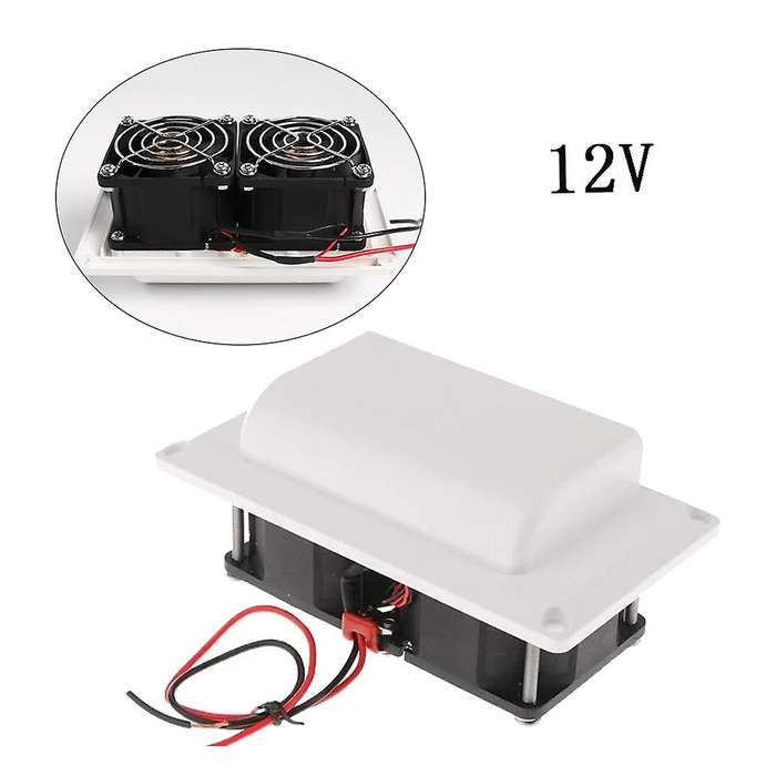 25W Trailer Side Ventilation Exhaust Fan for Trailer Boat Marine Yacht White