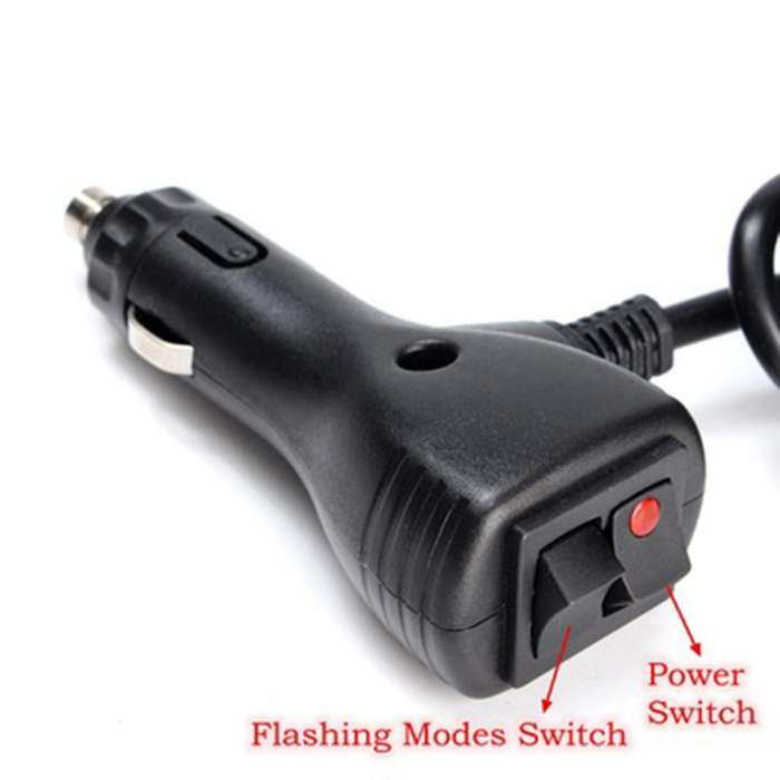 26.6 inch 54 Led Car Amber Double-Sided Flashing Strobe Light Work Light Bar 54 Led Car Warning Ligh