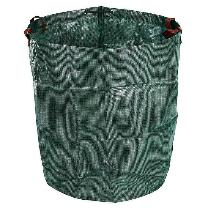 270l Garden Waste Bag Strong Waterproof Heavy Duty Reusable Foldable Rubbish Grass Sack