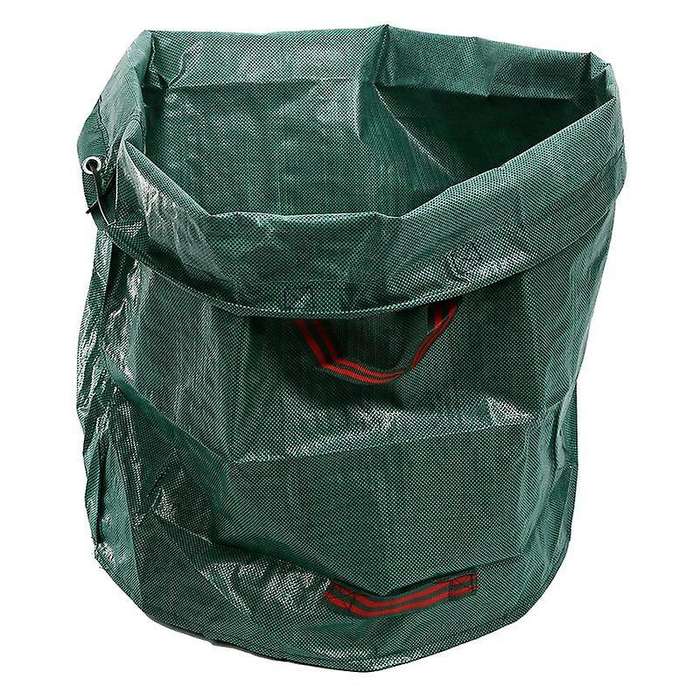 270l Garden Waste Bag Strong Waterproof Heavy Duty Reusable Foldable Rubbish Grass Sack