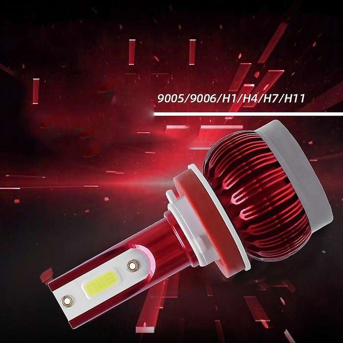 2800W Mini H8/H9/H11 LED Headlight Conversion Fog Bulb Kit 420000LM White 6000K X