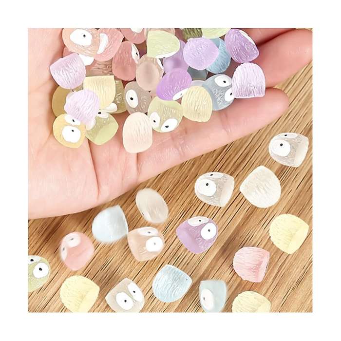 28pcs Luminous Dust Elf Colorful Luminous Luminous Mini Ornaments Miniature Landscape Diy Room Home