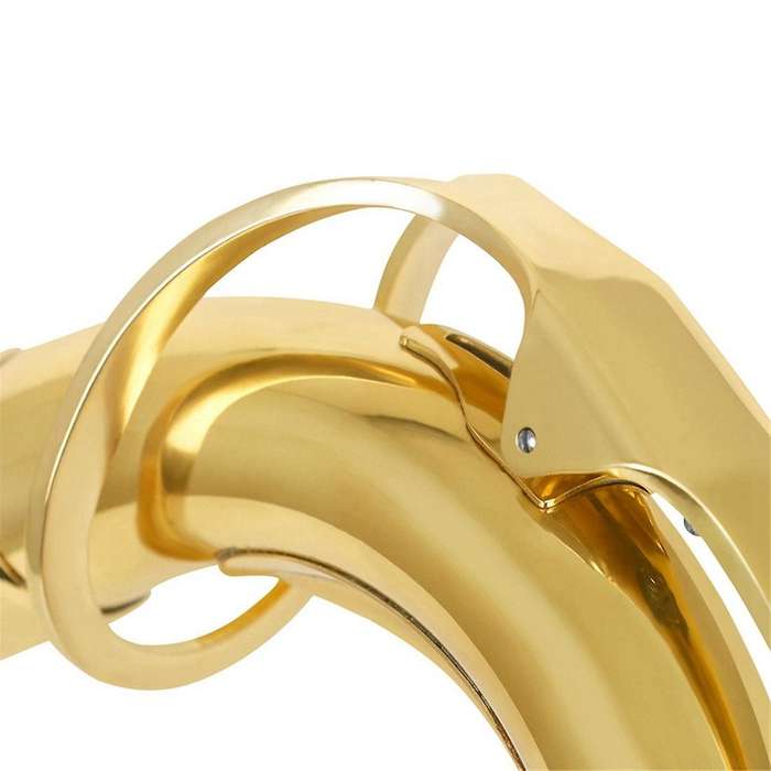 28mm Port Golden Copper Alto Tenor Elbow Bend Neck Replacement Parts for Saxophone