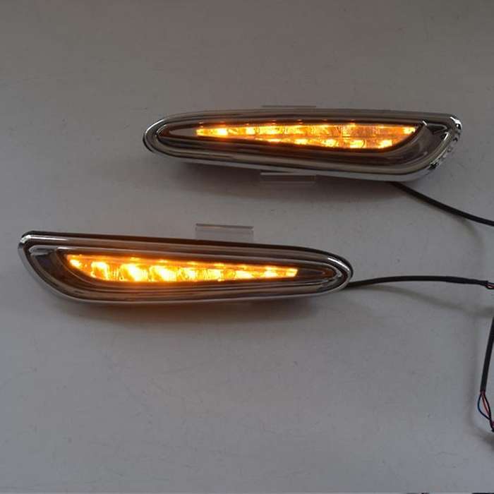 2Color Car Turn Signal Fog Lamp LED Daytime Running Light for 3 Axela DRL 2010-2013