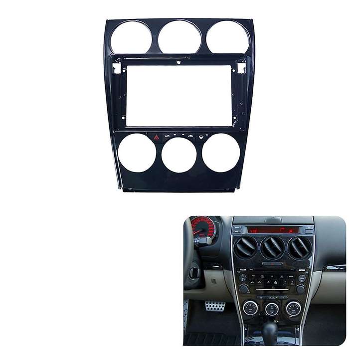 2Din Car Audio Fascia Frame Adapter with AC Panel & Power Cable Canbus Big Screen DVD Fitting Dash T