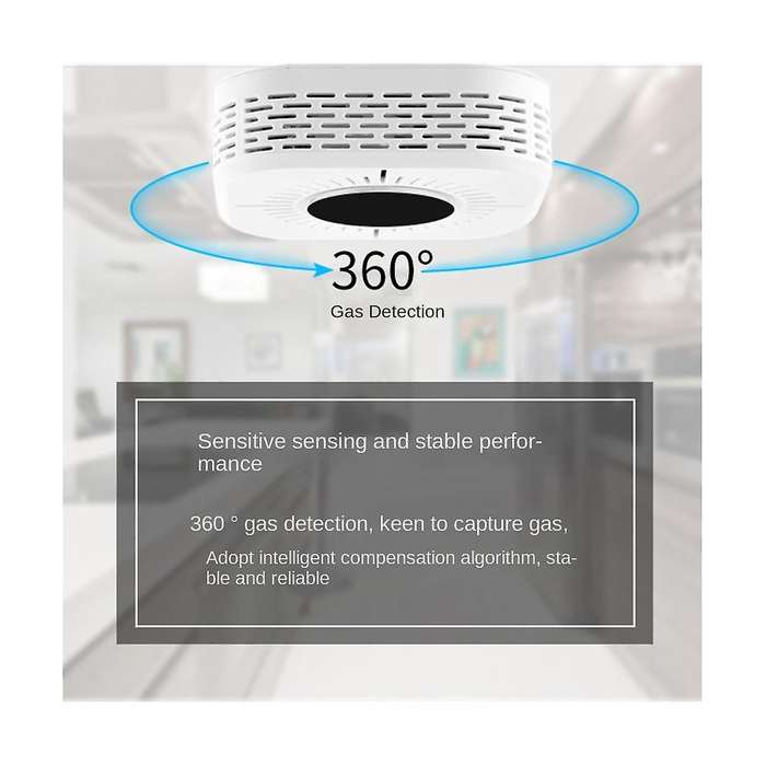 2in1 Composite Smoke Alarm Co Carbon Monoxide Detector 433mhz High Sensitive Smoke Fire Sound Alarm