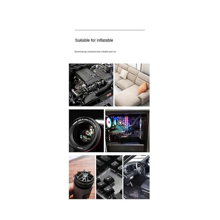 2-in-1 Portable Car Vacuum Cleaner Wireless Handheld Vacuum Blowing Dust Home Car Dual- Dust Catche